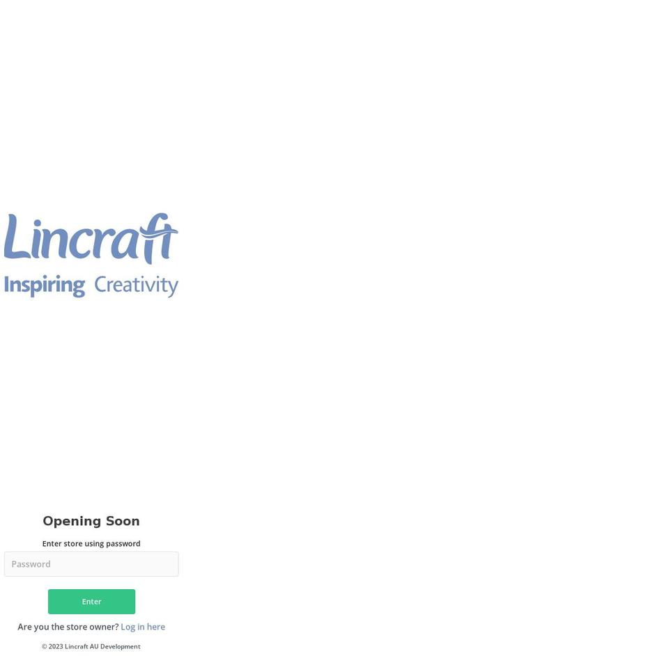 lincraftau-dev.myshopify.com shopify website screenshot