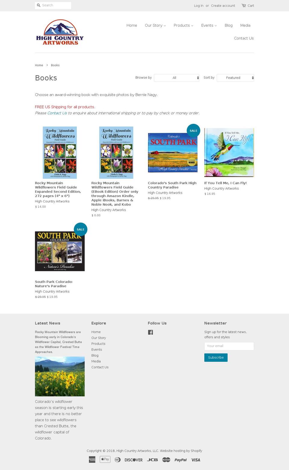 lindanagyauthor.com — Shopify storefront screenshot