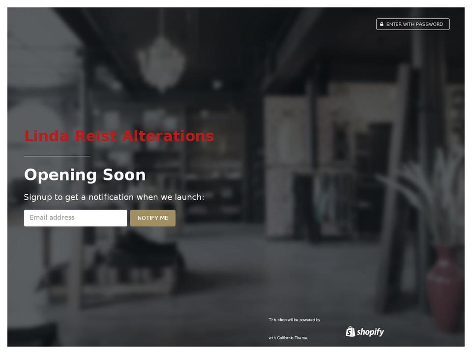 lindareist.com shopify website screenshot