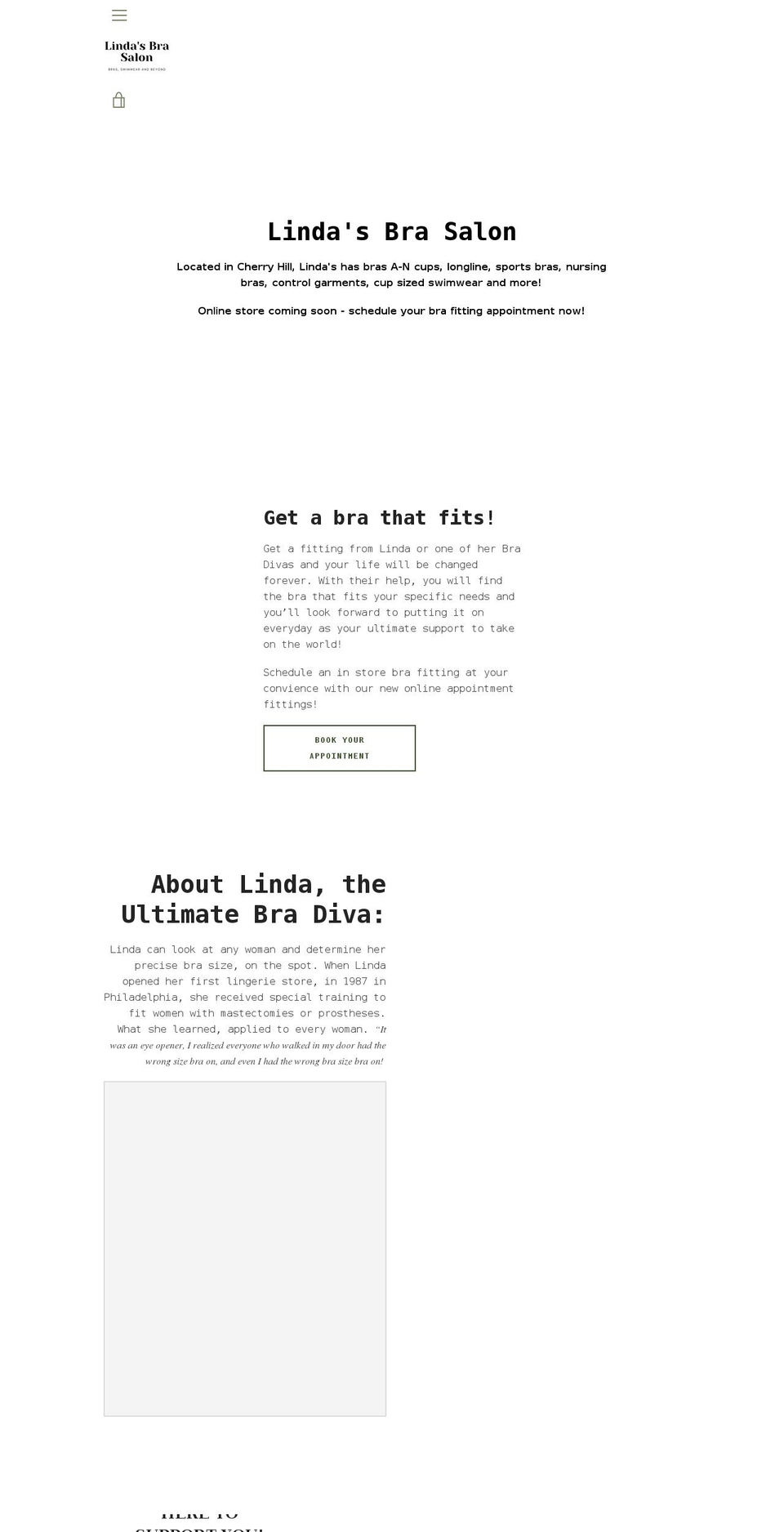 lindas-cherry-hill.myshopify.com shopify website screenshot