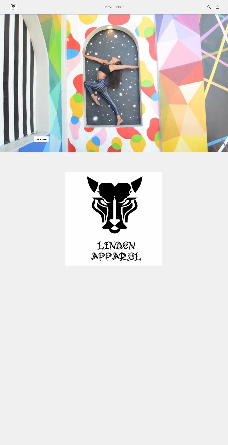 lindenapparel.com — Shopify storefront screenshot