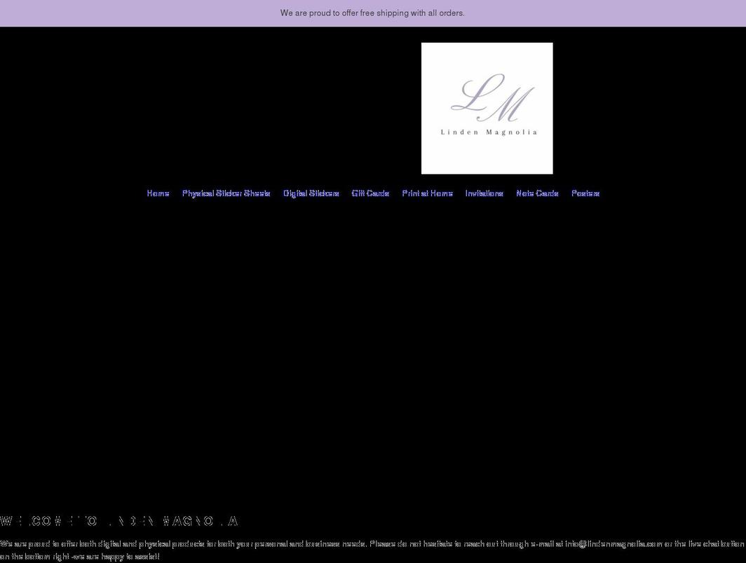 lindenmagnolia.com shopify website screenshot