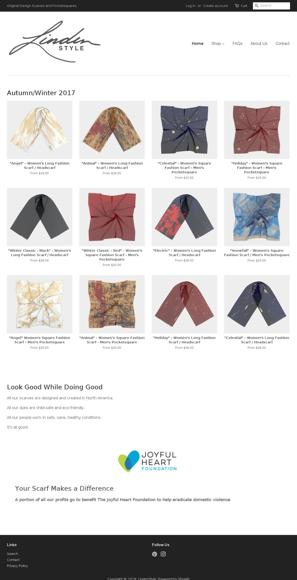 lindenstyle.com — Shopify storefront screenshot