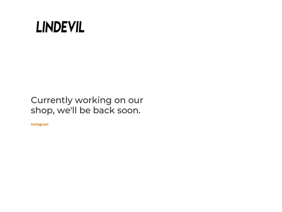 lindevil.com — Shopify storefront screenshot