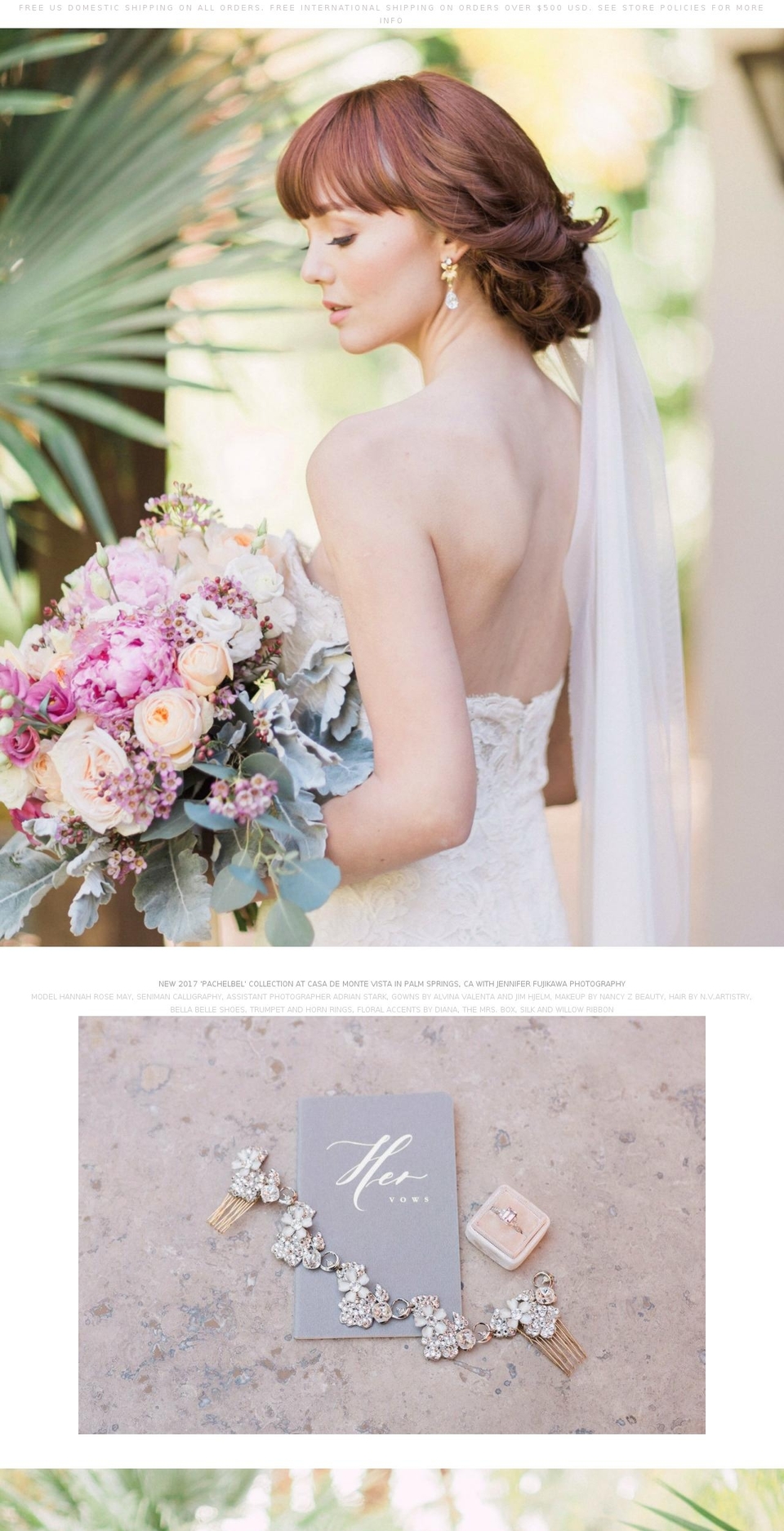 lindsaymariebridal.com shopify website screenshot
