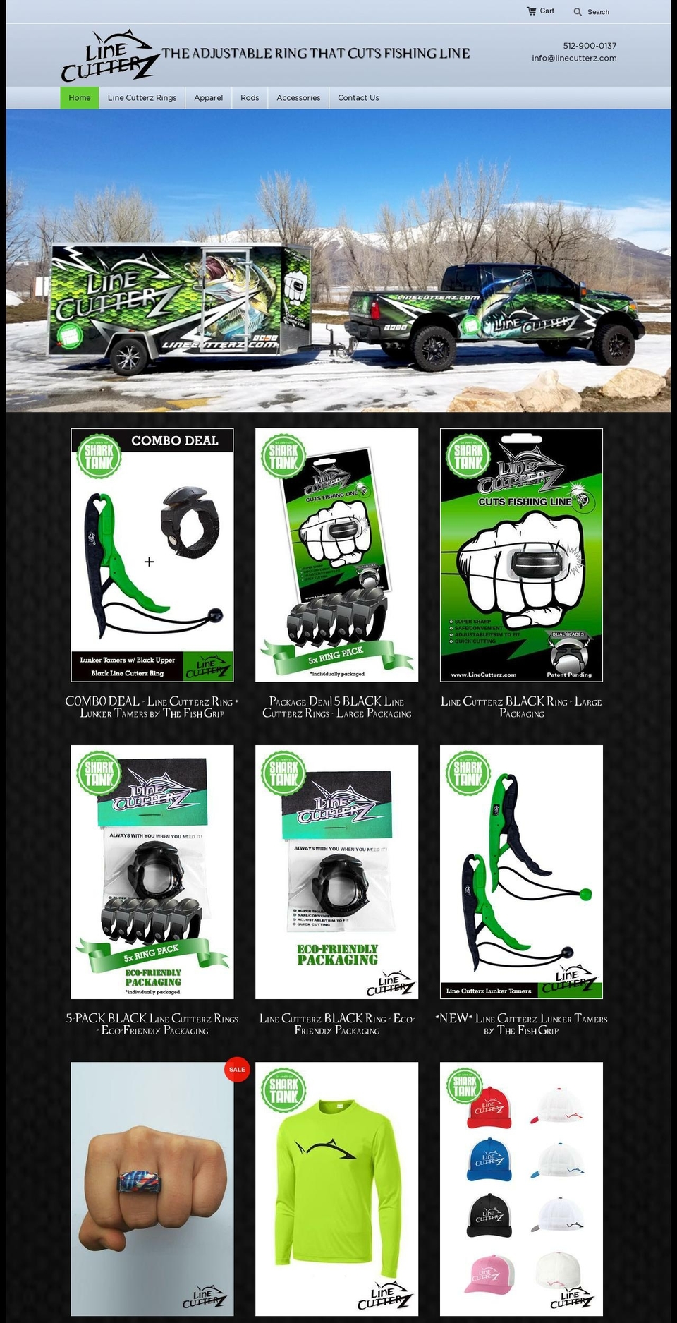 linecutterz.com shopify website screenshot