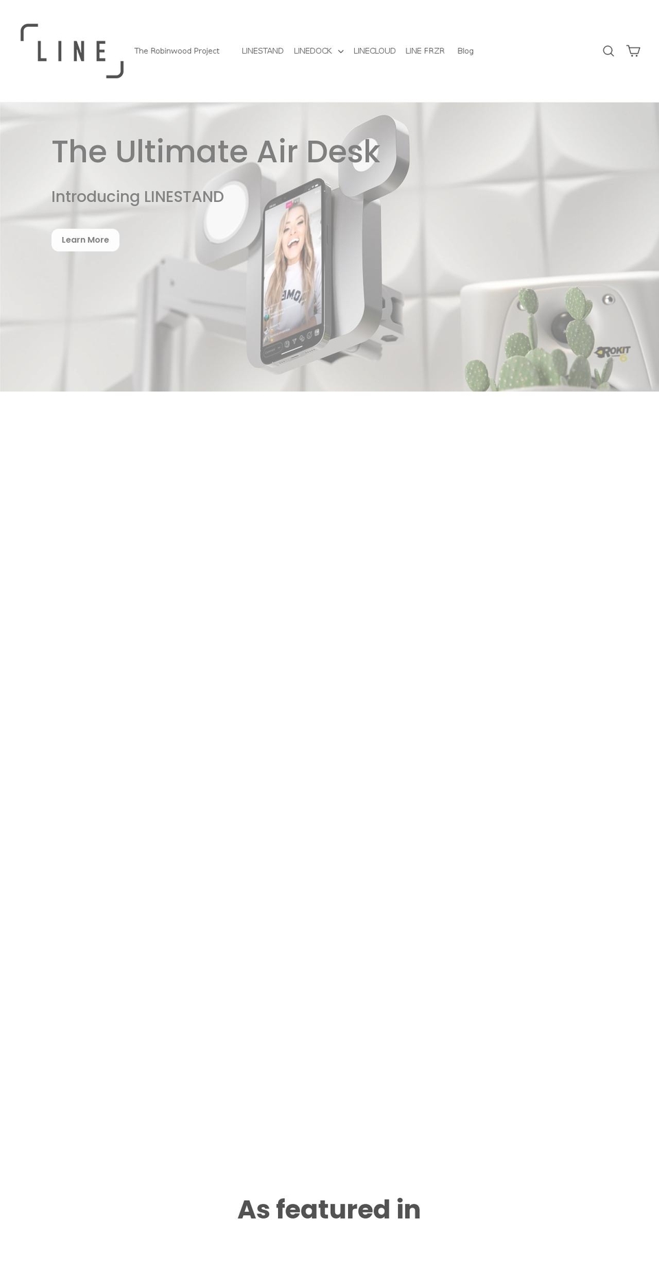 linedock.co shopify website screenshot