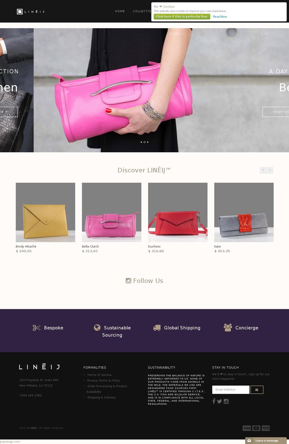 lineij-atelier.com shopify website screenshot