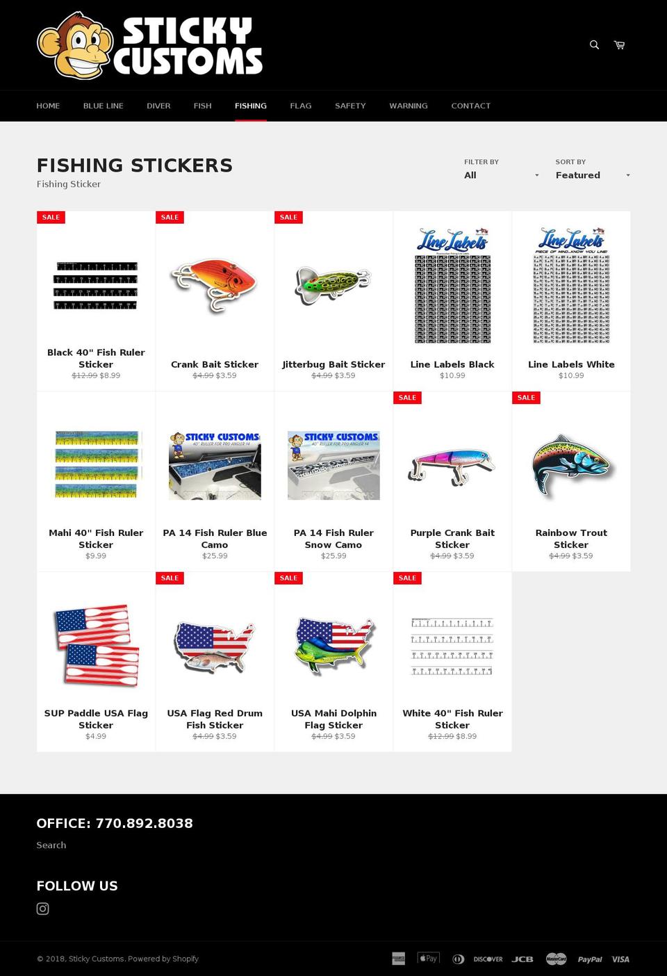 linelabels.com — Shopify storefront screenshot