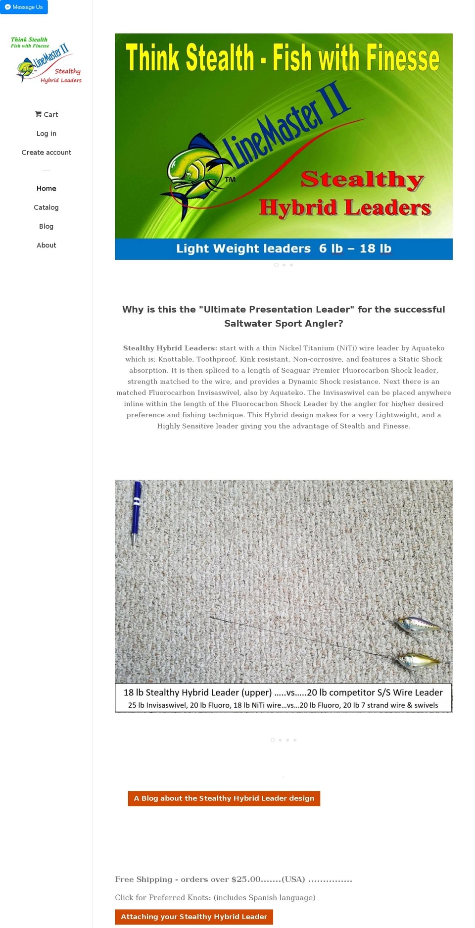 linemasterii.com shopify website screenshot