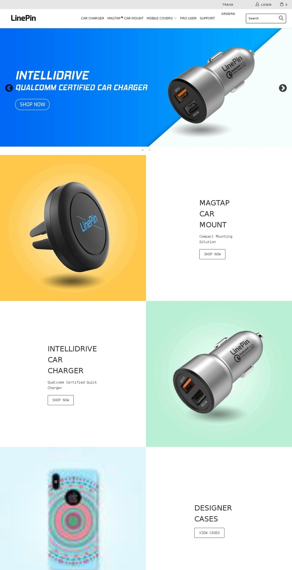 linepin.com shopify website screenshot