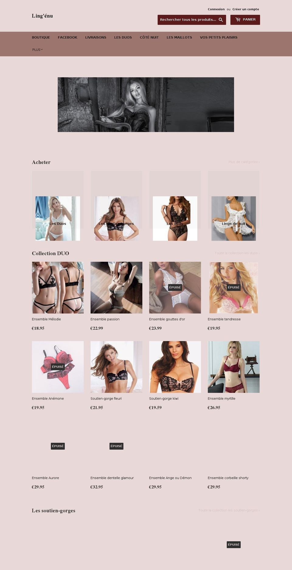 lingenu.net shopify website screenshot