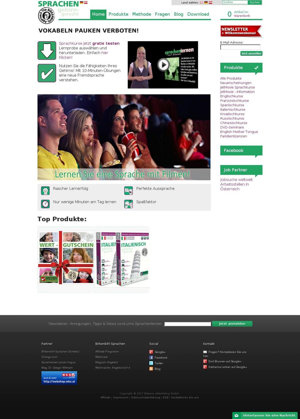 lingory.ch shopify website screenshot