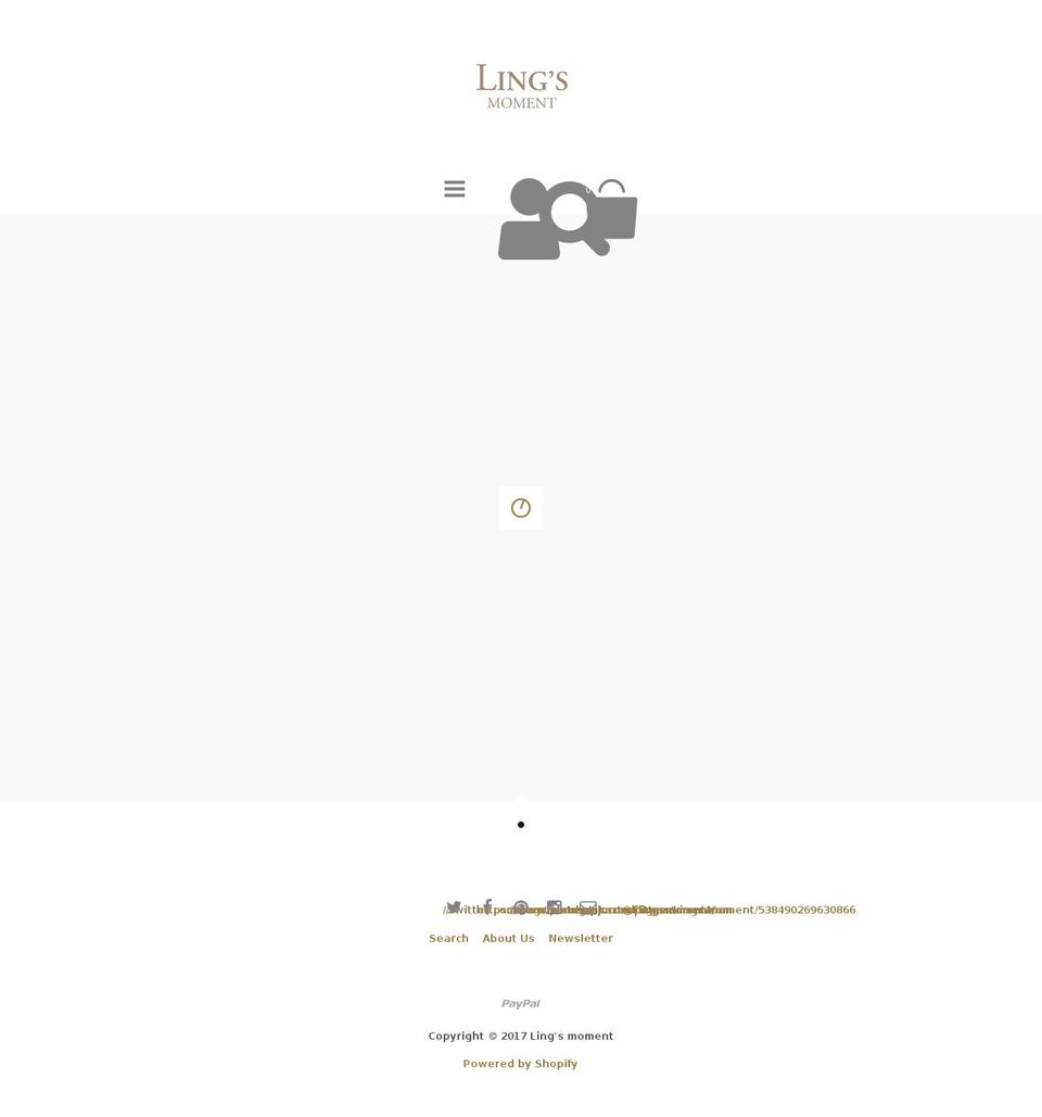 lingslinen.com shopify website screenshot