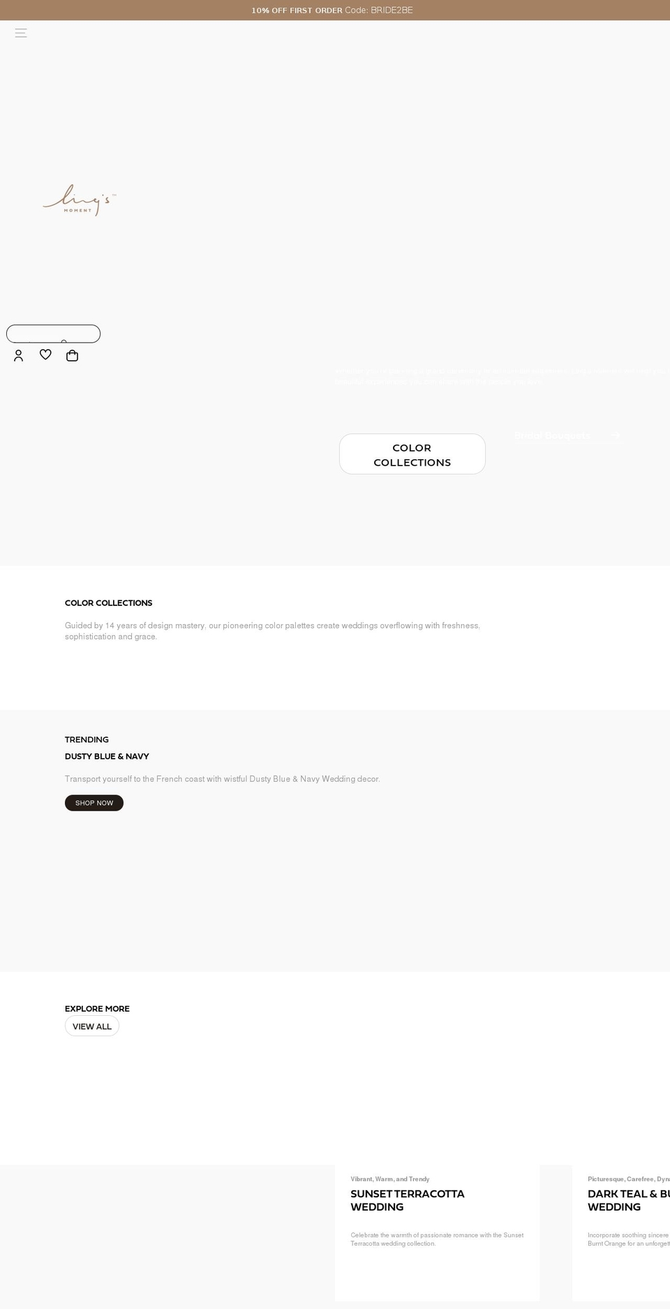 lingsmoment.com shopify website screenshot