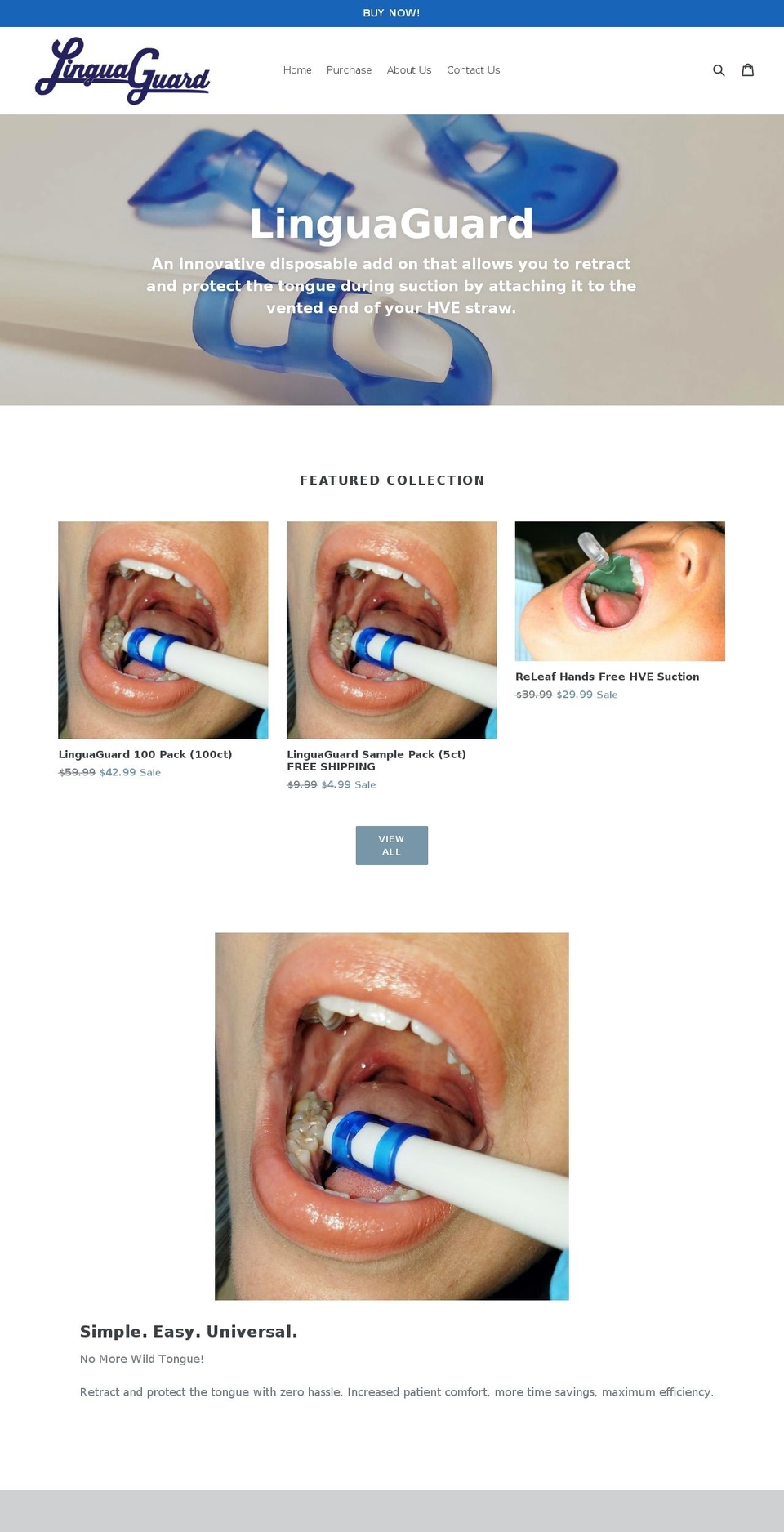 linguaguard.com shopify website screenshot