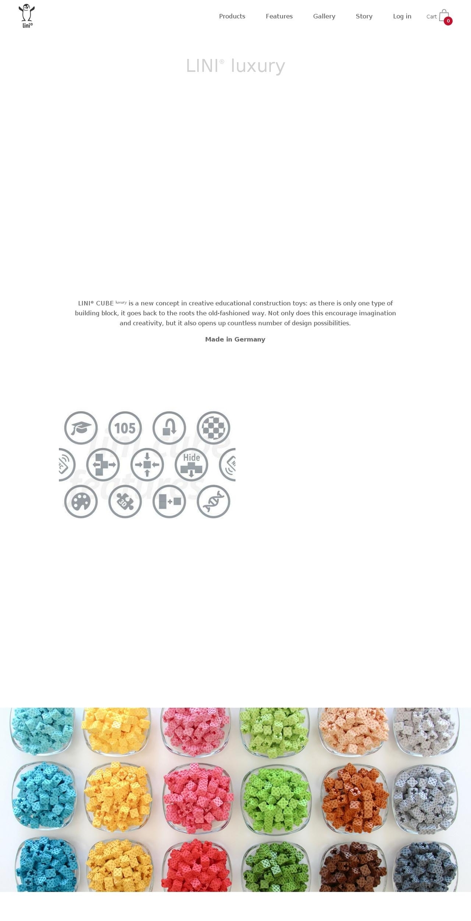 linicube.com — Shopify storefront screenshot