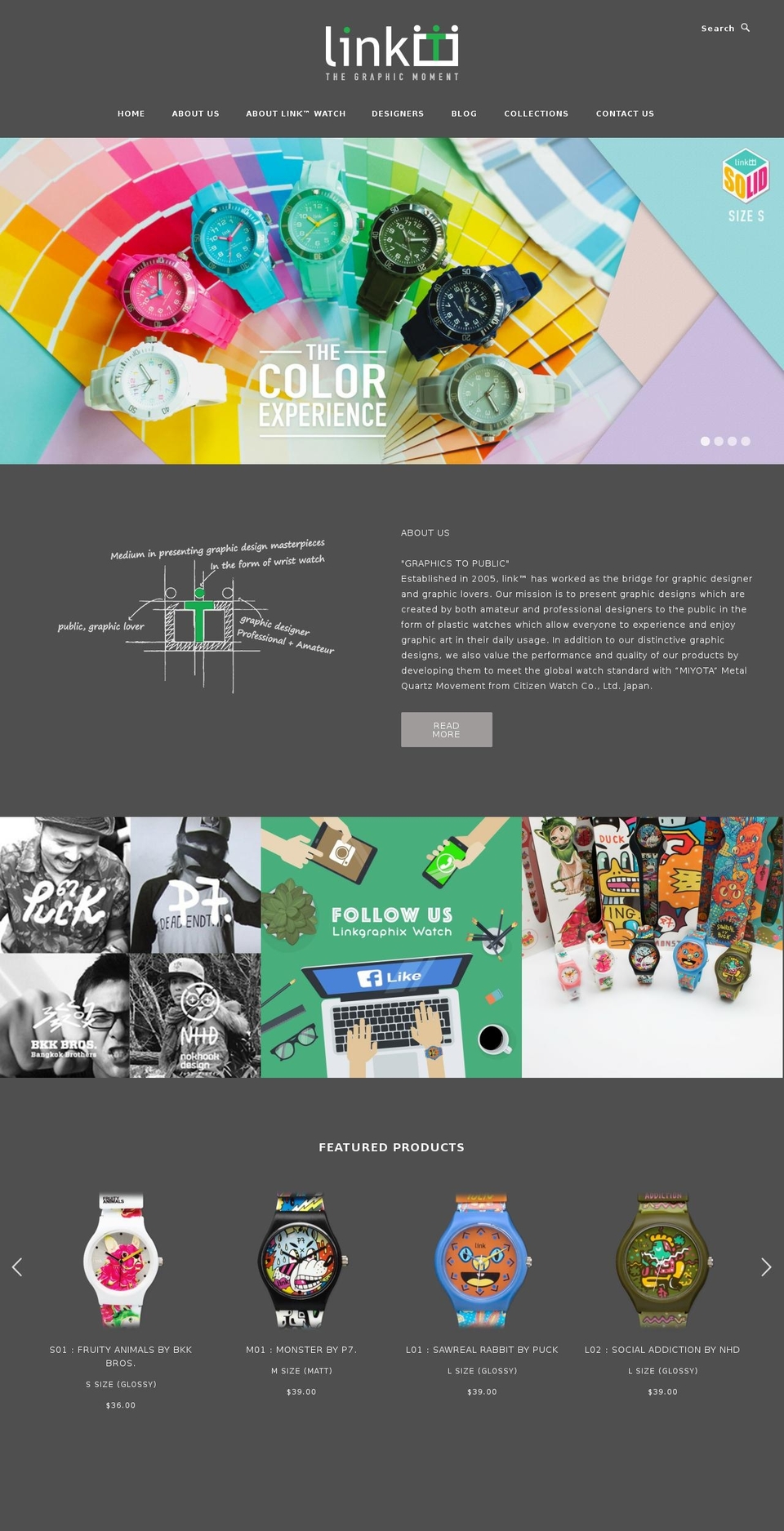 linkgraphixwatch.com shopify website screenshot