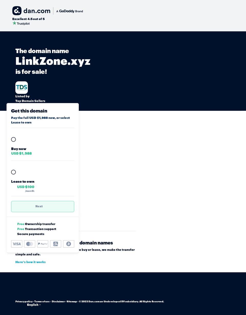 linkzone.xyz shopify website screenshot