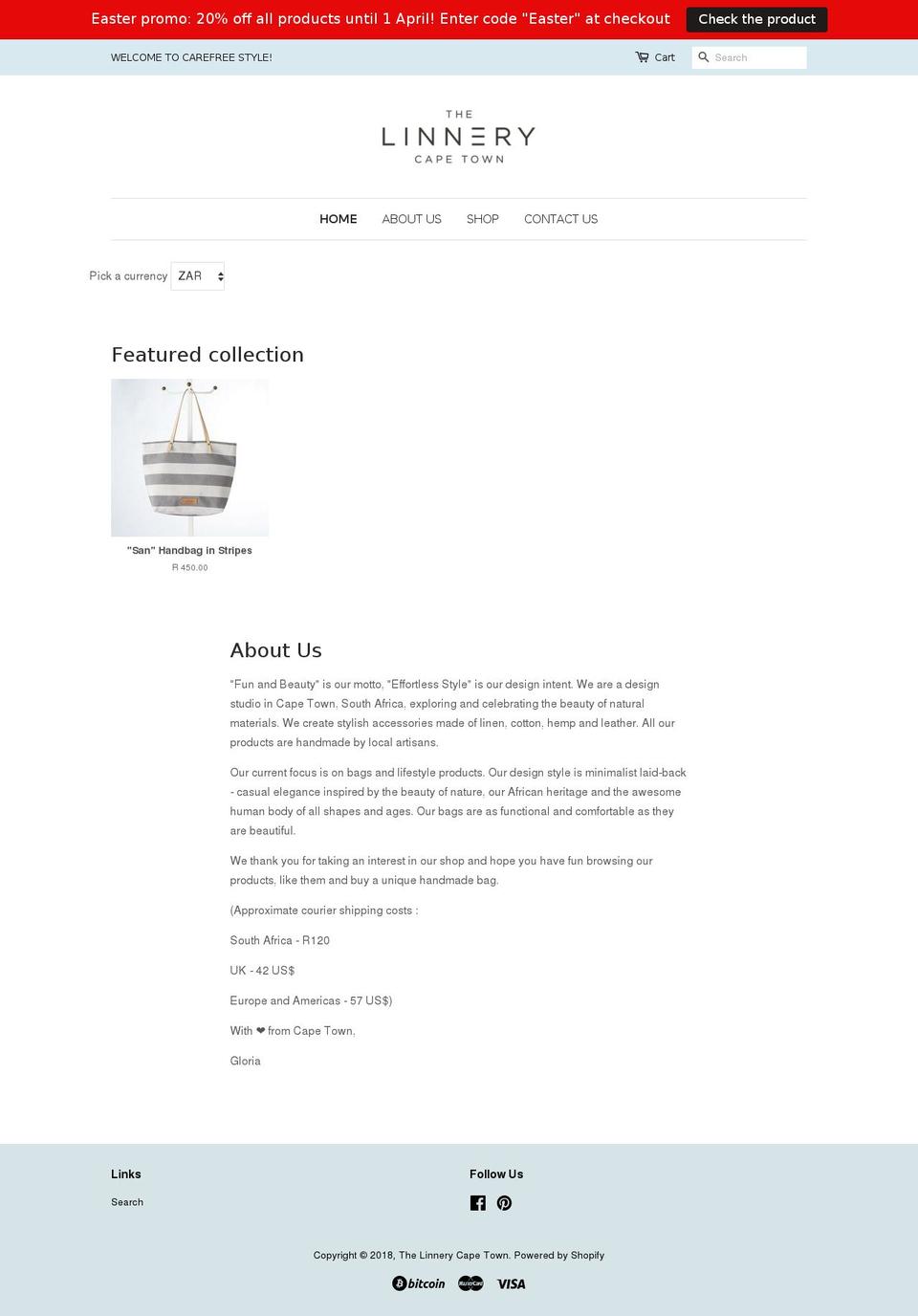 linnery.com — Shopify storefront screenshot