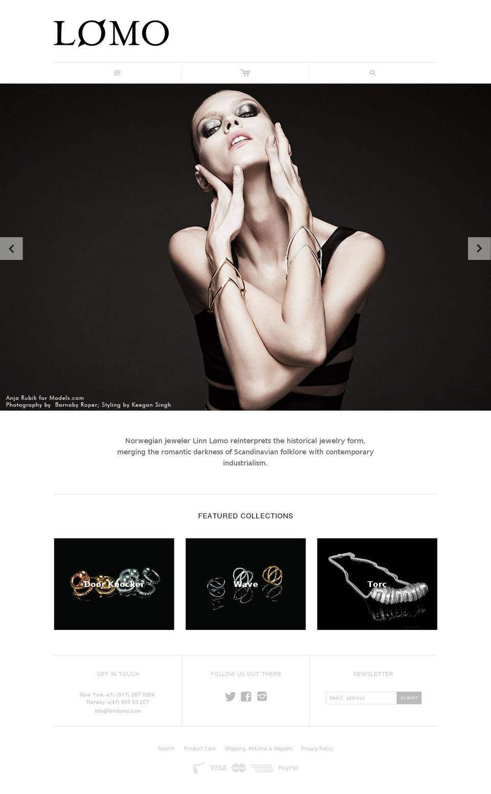 linnlomo.com shopify website screenshot