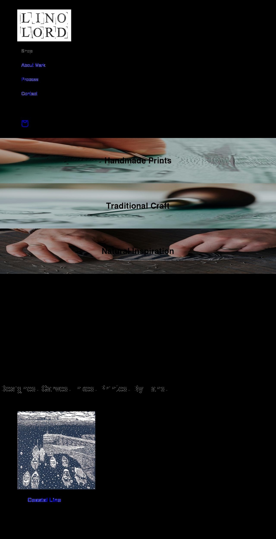 linolord.com shopify website screenshot