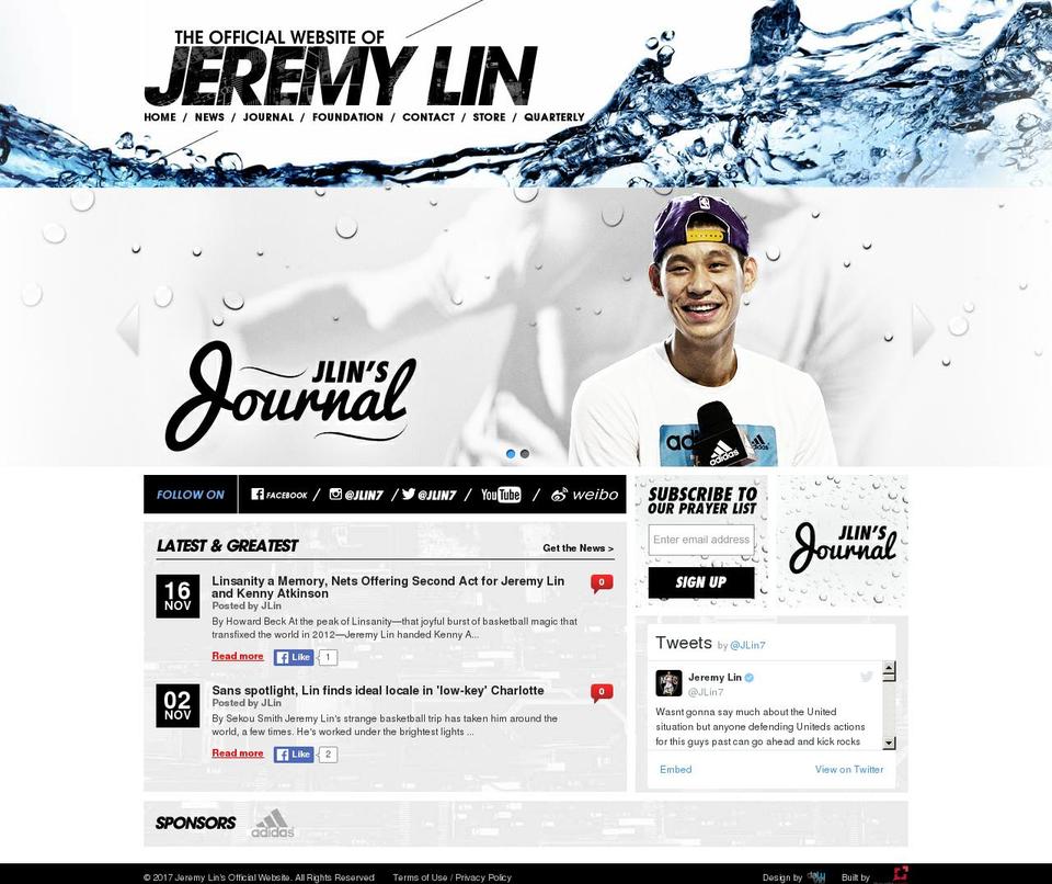 Copy of DLUDesign 2 Shopify theme site example linsanity.us