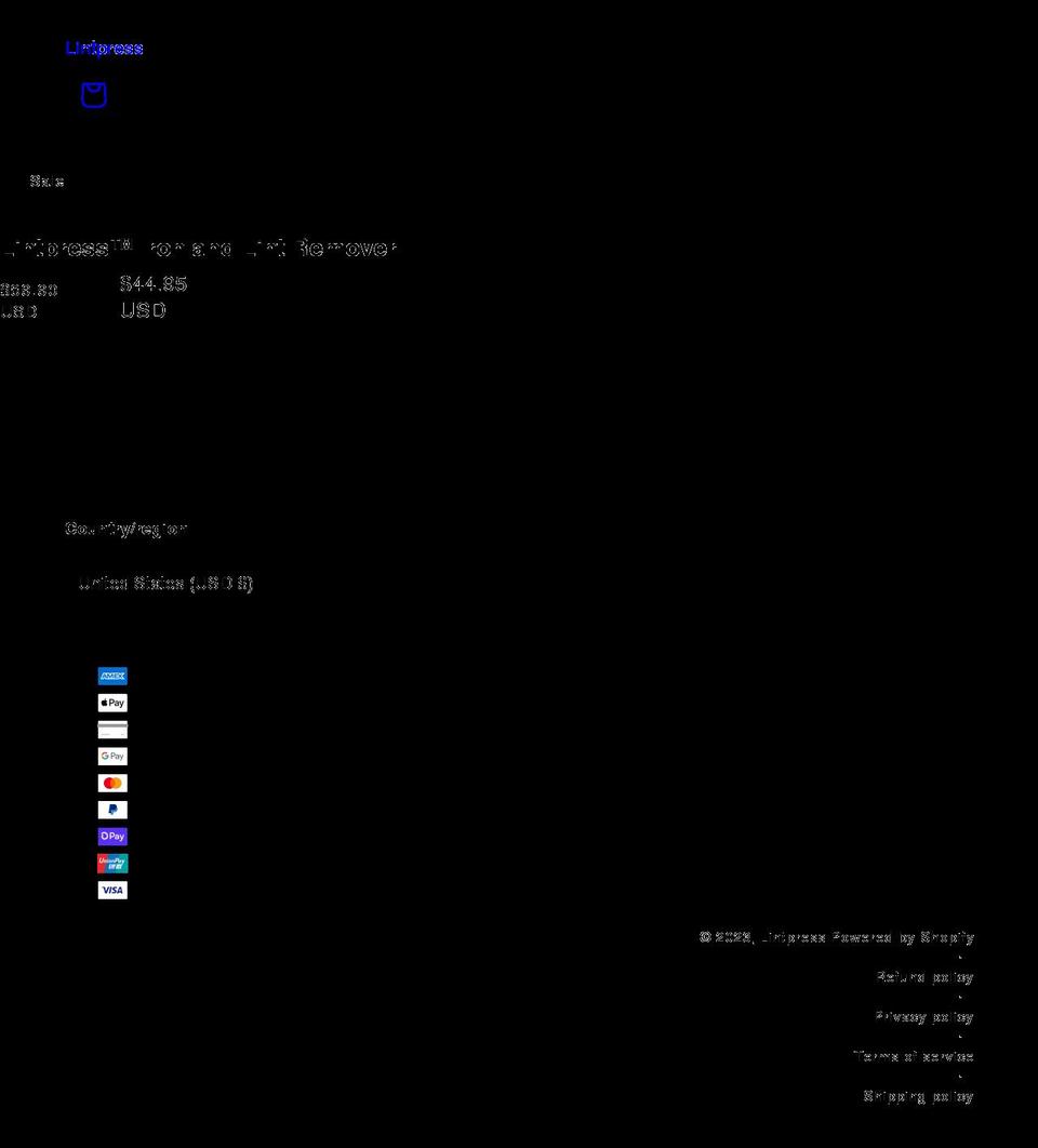 lintpress.com shopify website screenshot