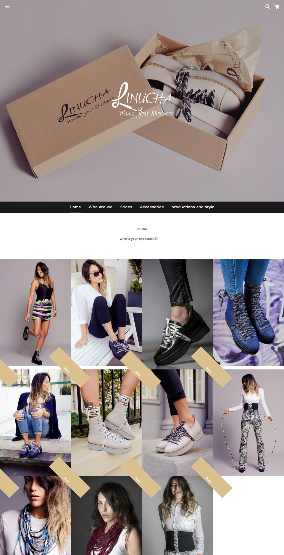 linucha.com — Shopify storefront screenshot