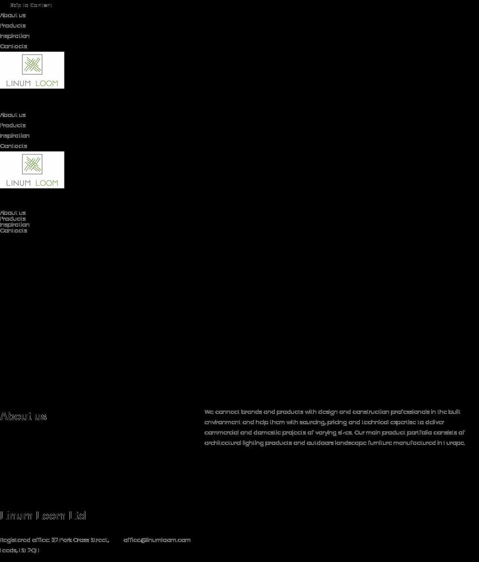 linumloom.com — Shopify storefront screenshot