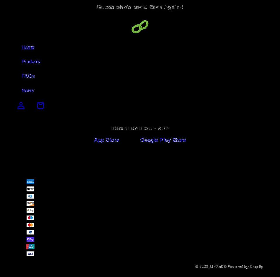 linxngo.com shopify website screenshot