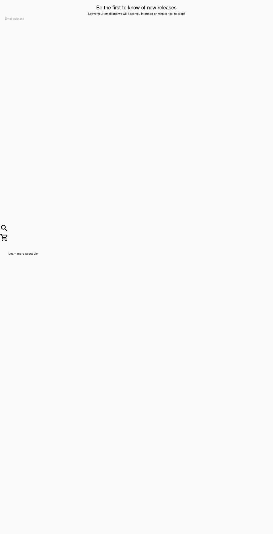 lio-art.com shopify website screenshot