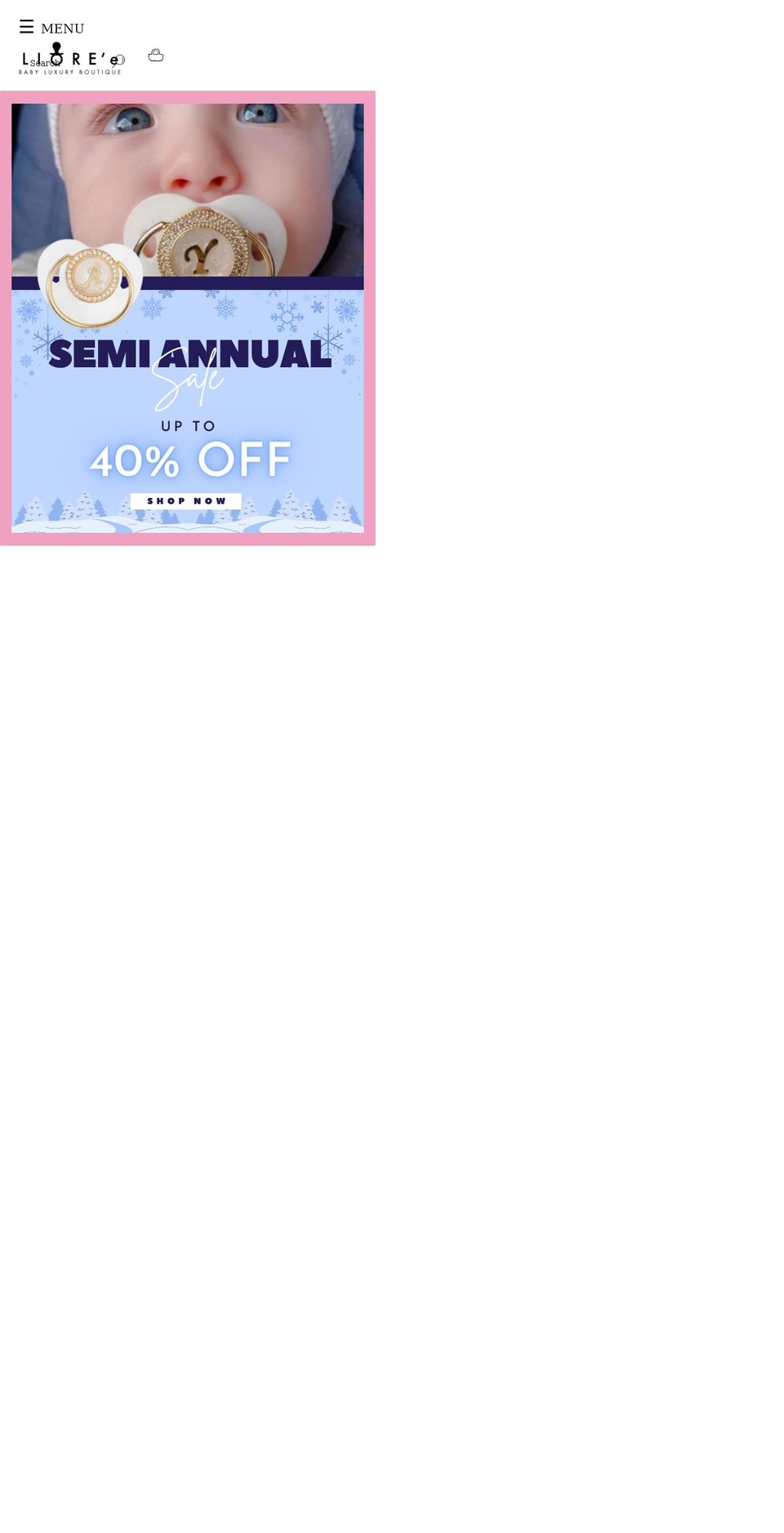 lioree.com — Shopify storefront screenshot