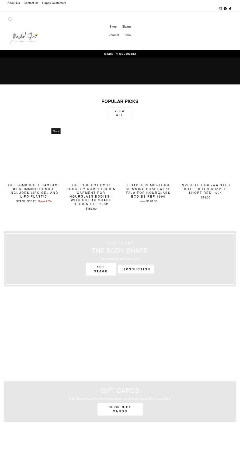 lipogelus.com shopify website screenshot