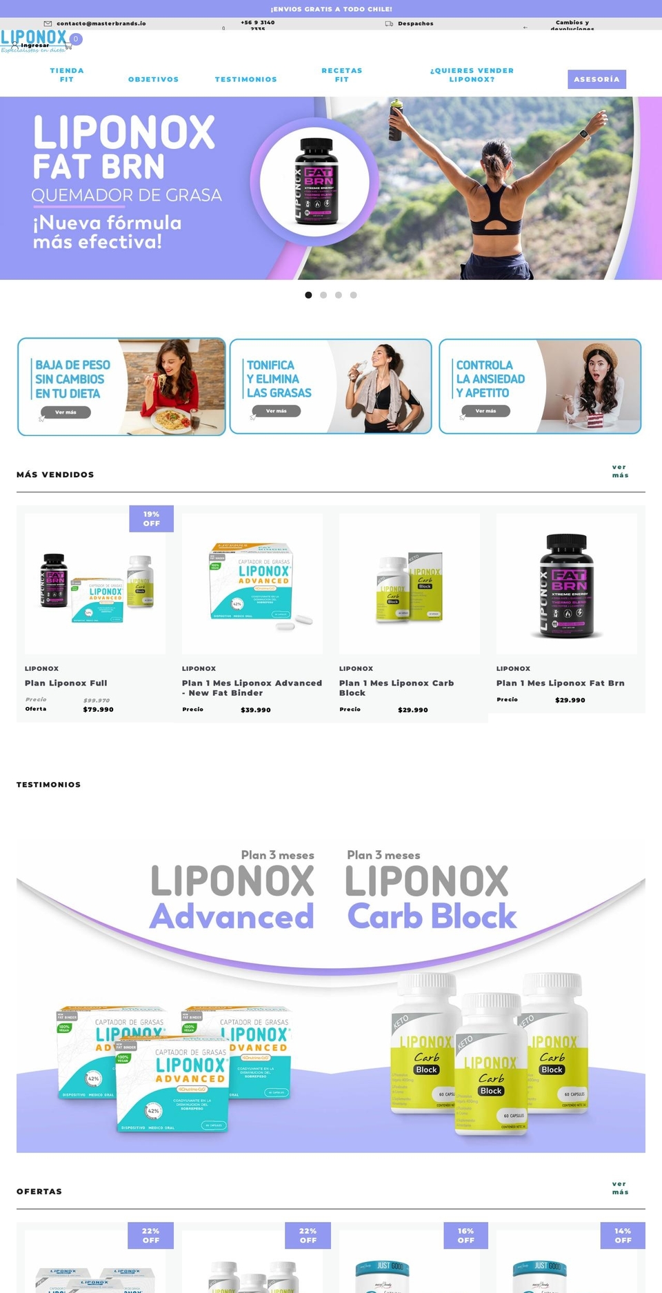 Liponox GAEA - REQ# Shopify theme site example liponoxdiet.cl