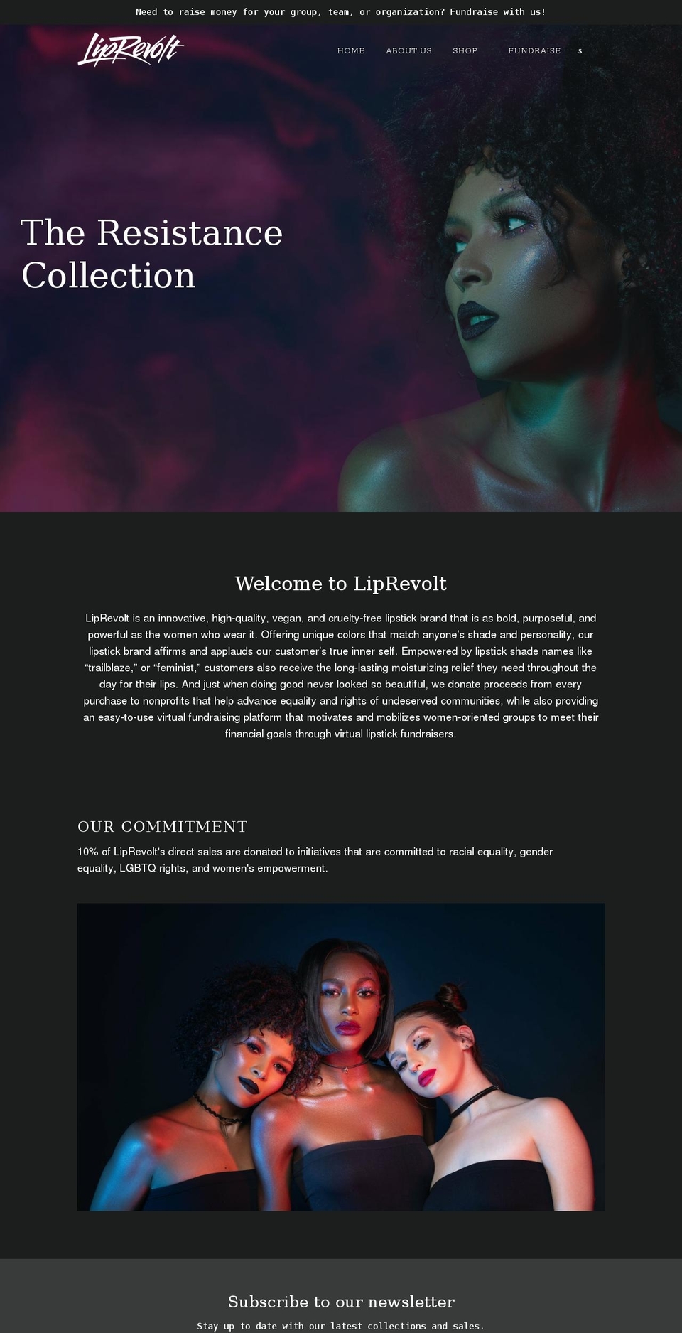 liprevolt.com shopify website screenshot