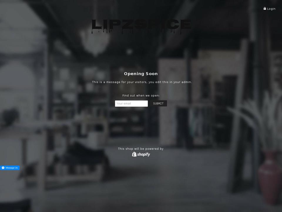 lipzspice.com shopify website screenshot