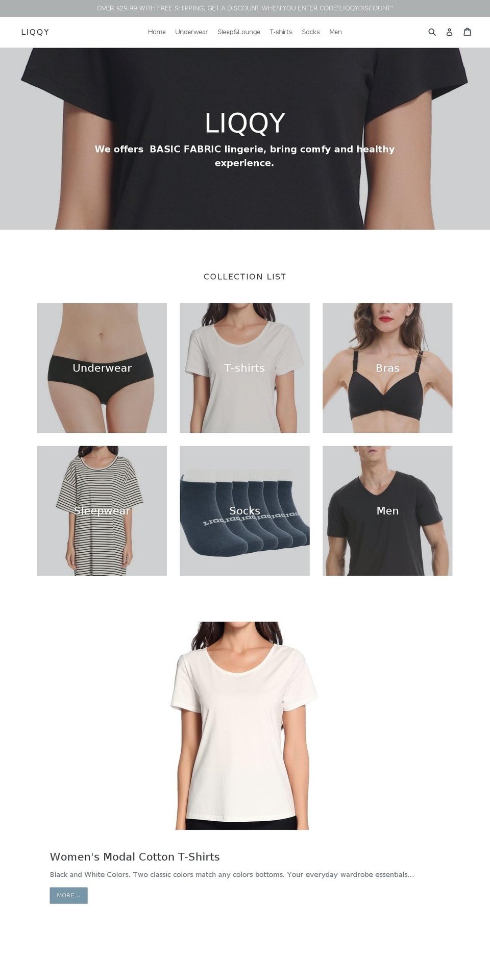 liqqy.com — Shopify storefront screenshot