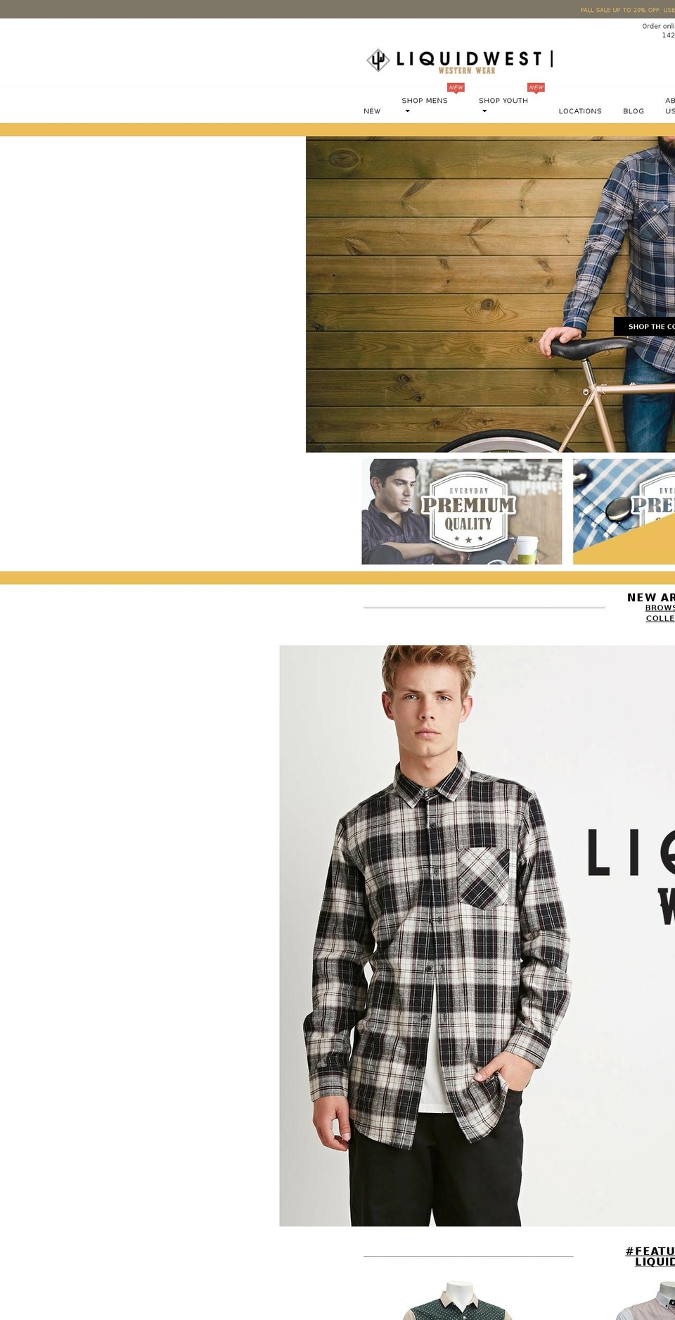 liquidcollections.com shopify website screenshot