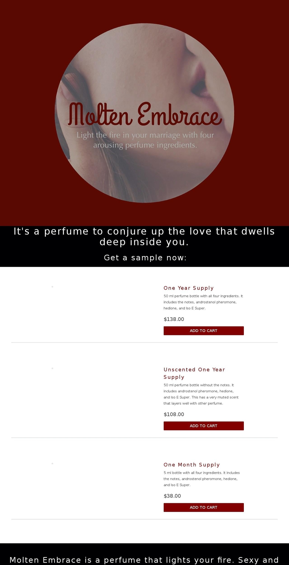 liquidembrace.com — Shopify storefront screenshot
