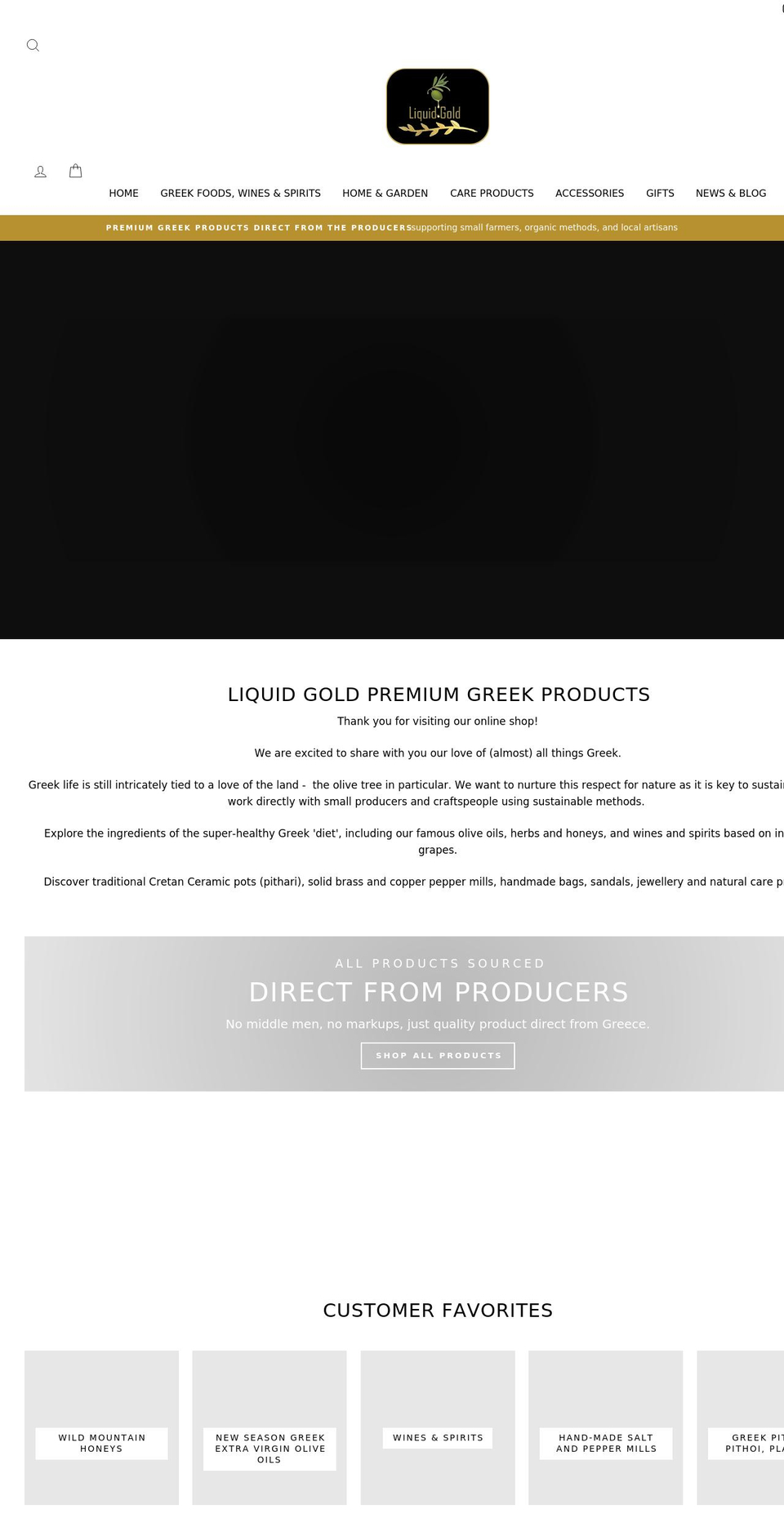 liquidgoldproducts.co.uk shopify website screenshot