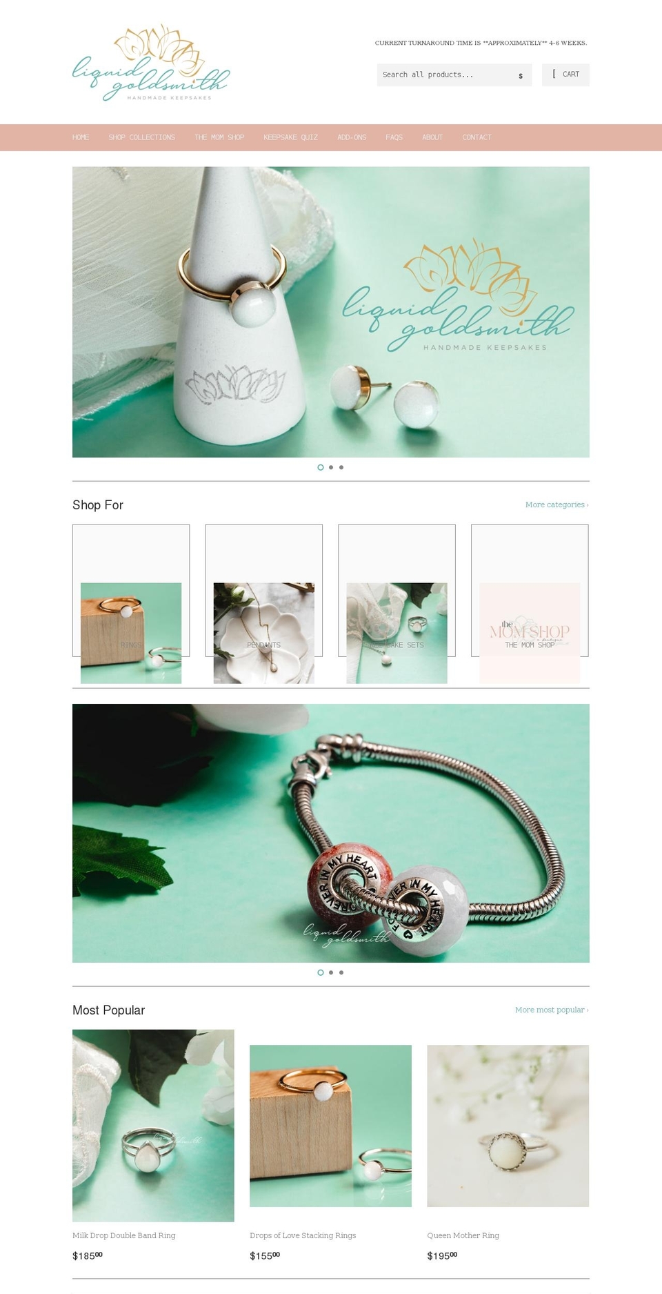 liquidgoldsmith.com shopify website screenshot