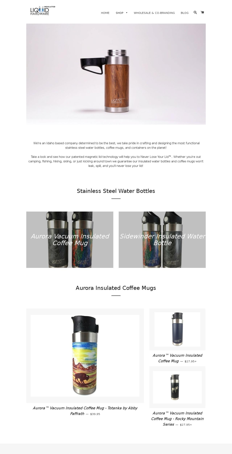 liquidhardware.co shopify website screenshot