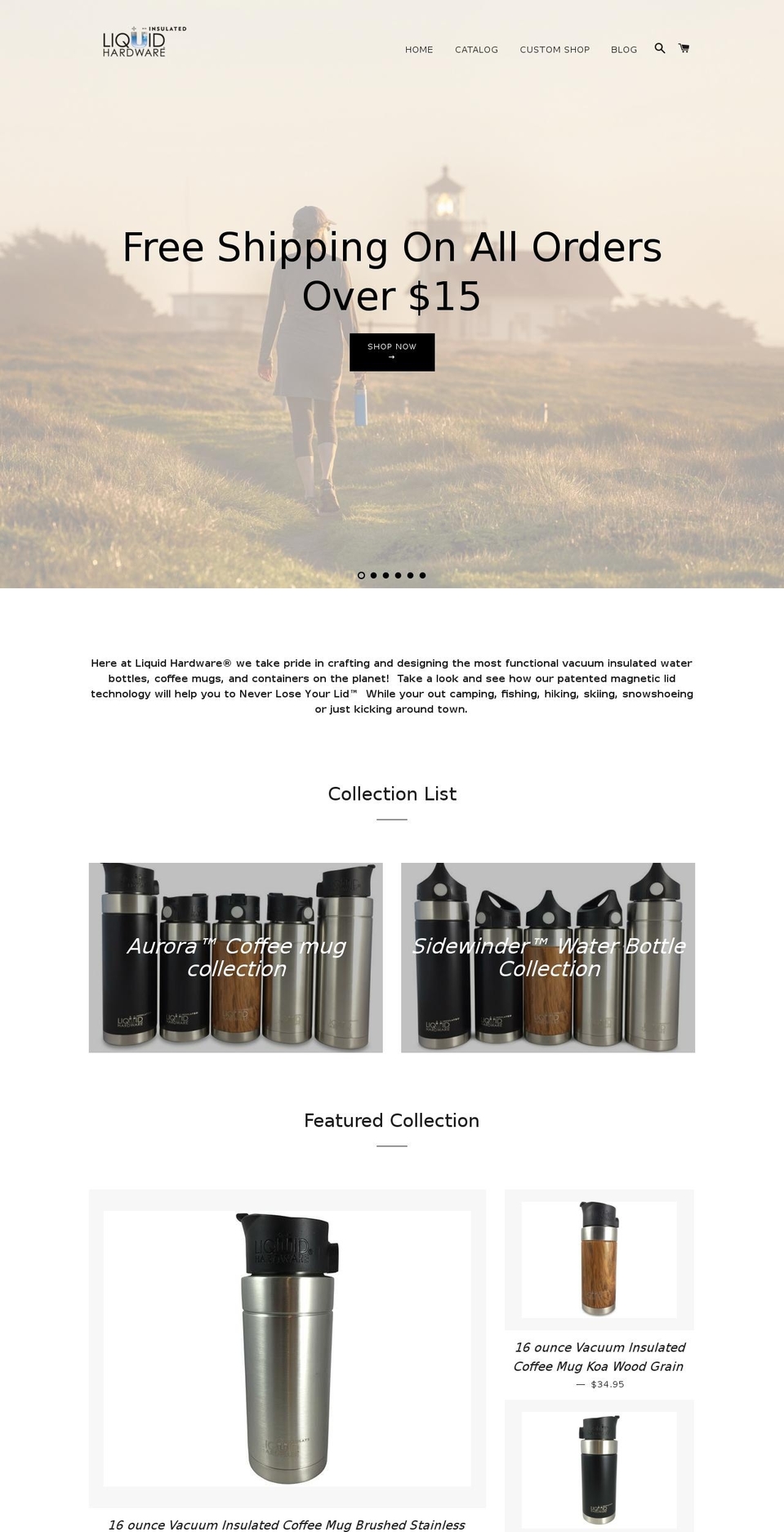 liquidhardware.com shopify website screenshot