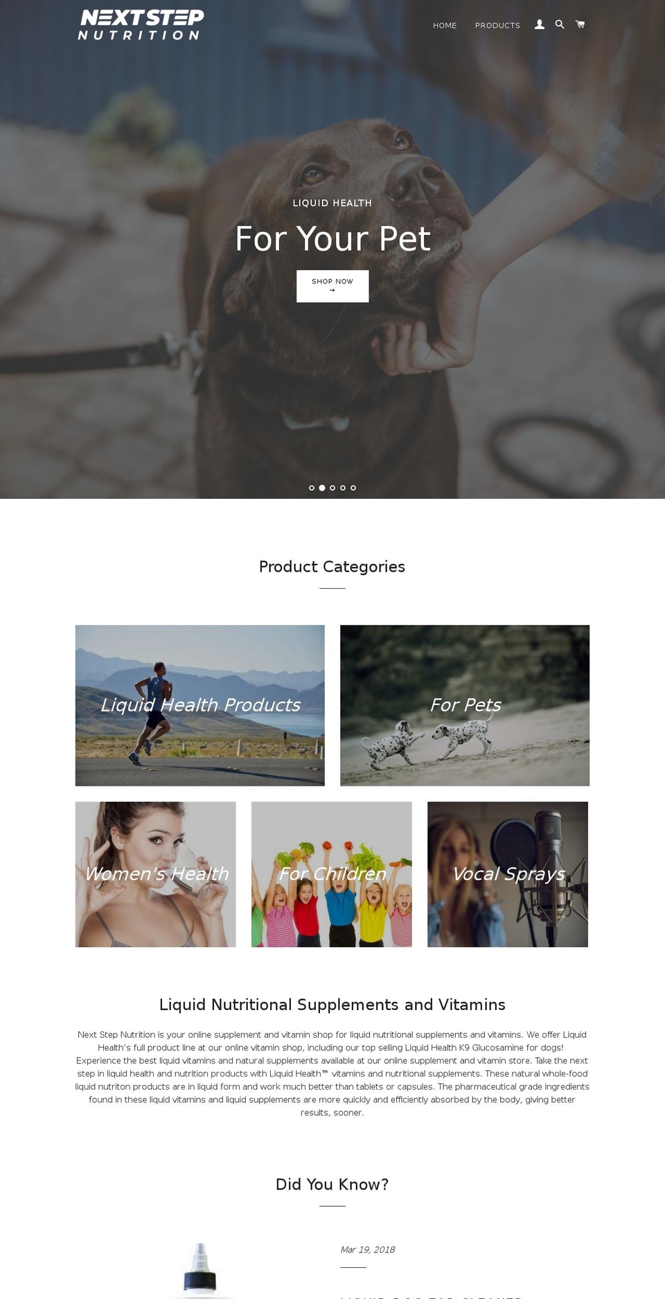 liquidhealthgcx2.com — Shopify storefront screenshot