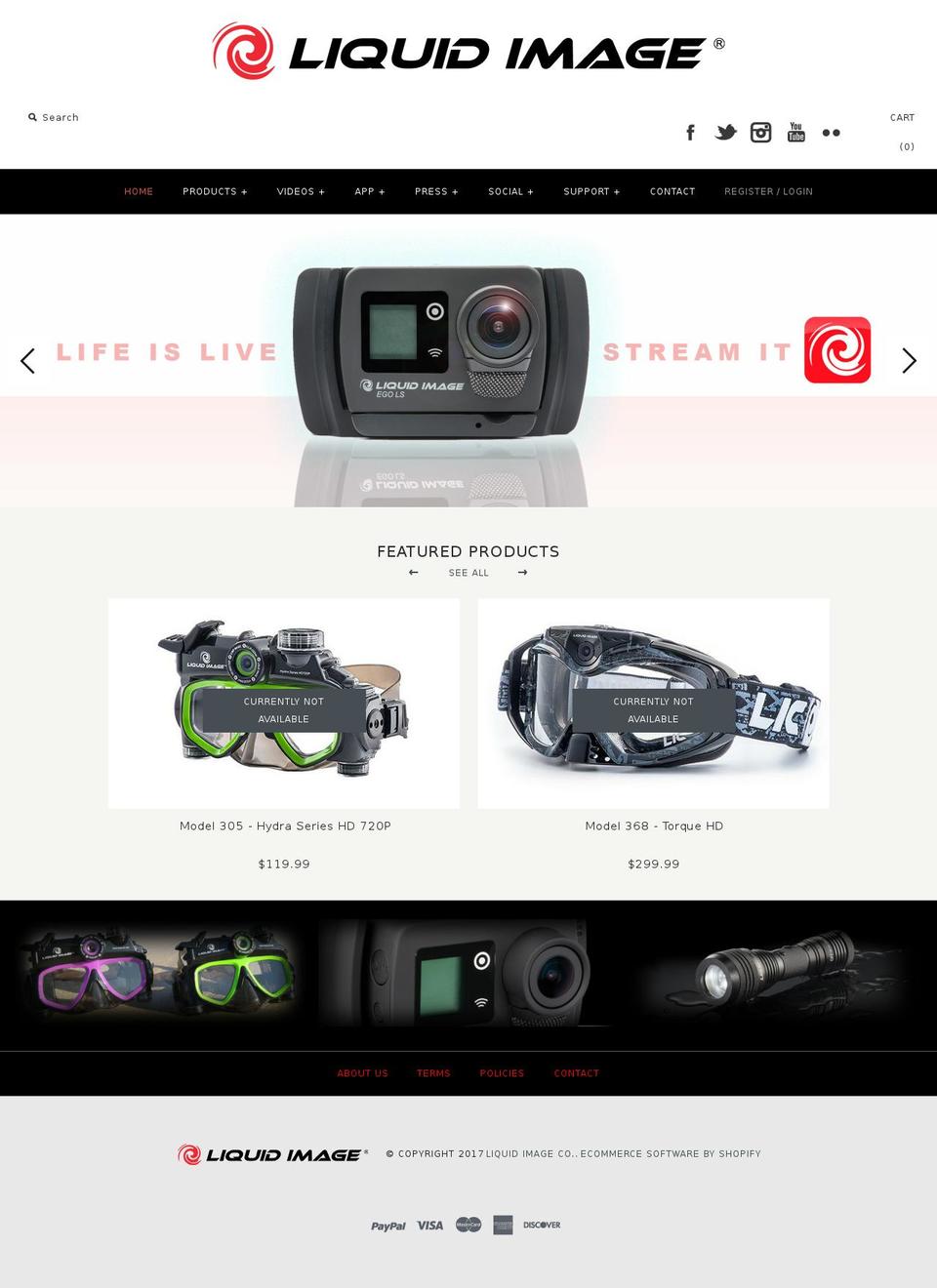 liquidimageco.com shopify website screenshot