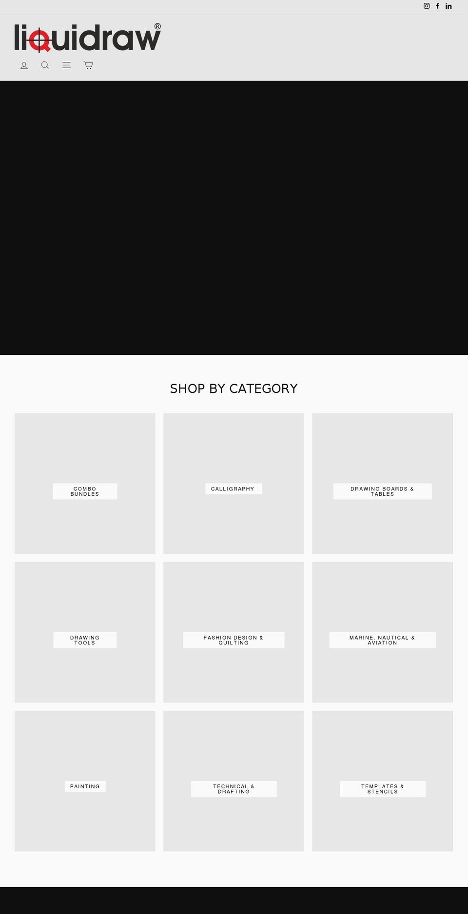 liquidraw.co.uk shopify website screenshot