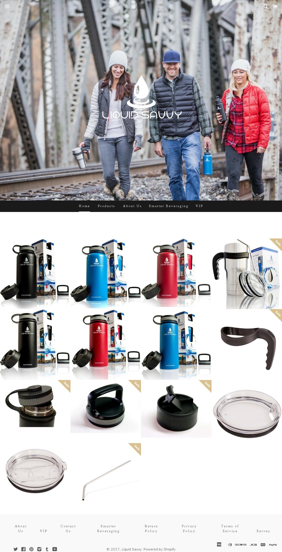 liquidsavvy.com shopify website screenshot