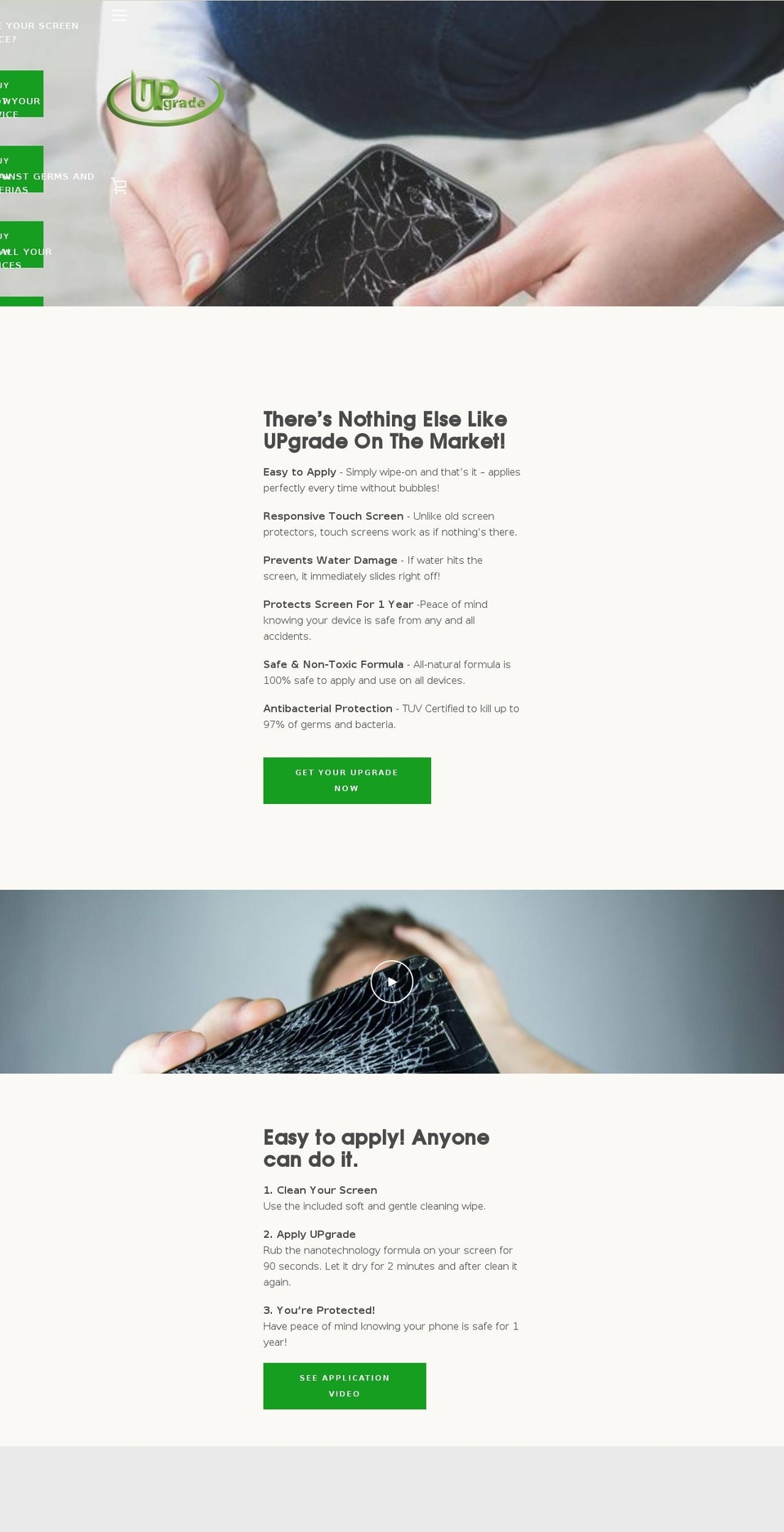 liquidscreenprotect.com — Shopify storefront screenshot