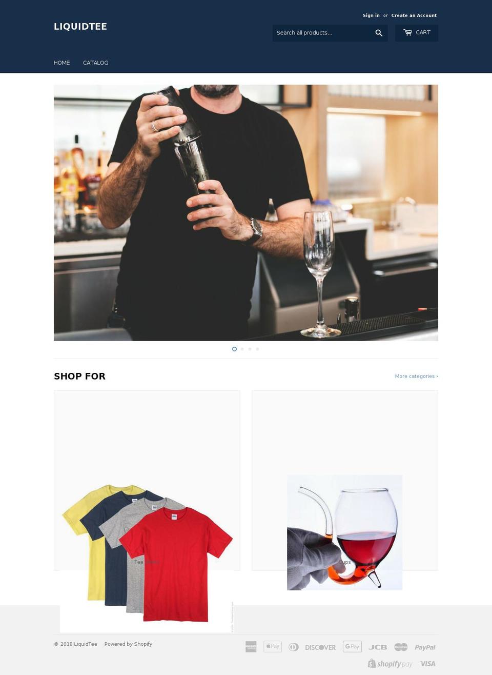 liquidtee.com — Shopify storefront screenshot